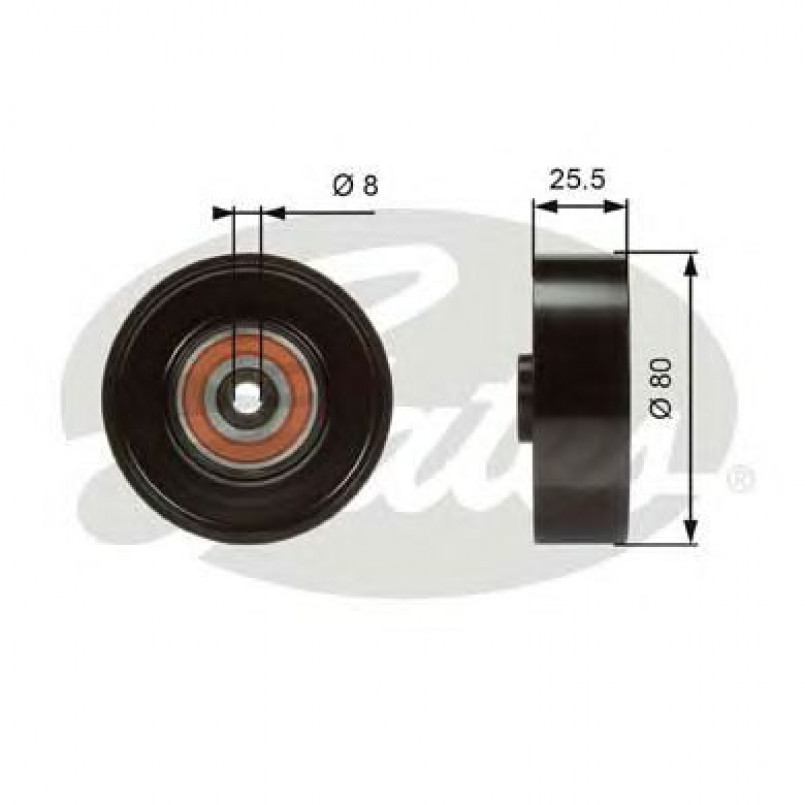 T38089 (7803-21089)  Обвідний ролик GATES DRIVEALIGN MV IDLER