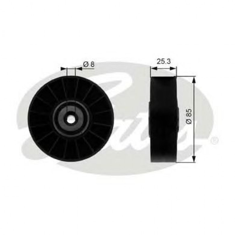T38093 (7803-21093)  Обвідний ролик GATES DRIVEALIGN MV IDLER