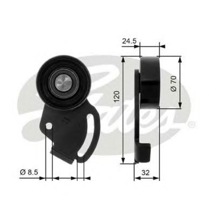 T38098 (7803-21098)  Обвідний ролик GATES DRIVEALIGN MV IDLER