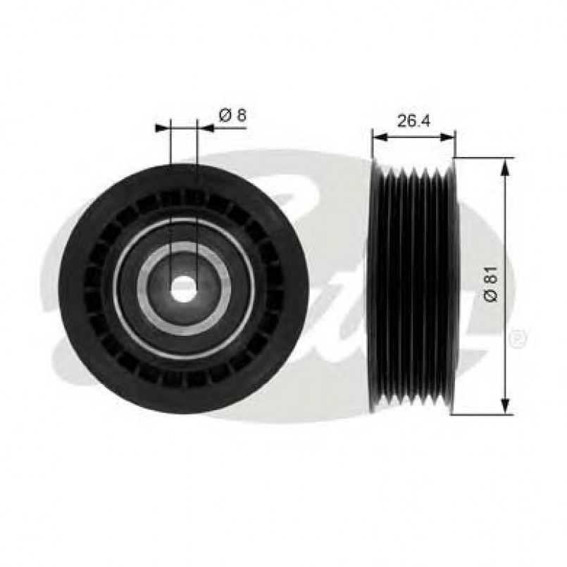 T36000 (7803-21100)  Обвідний ролик GATES DRIVEALIGN MV IDLER
