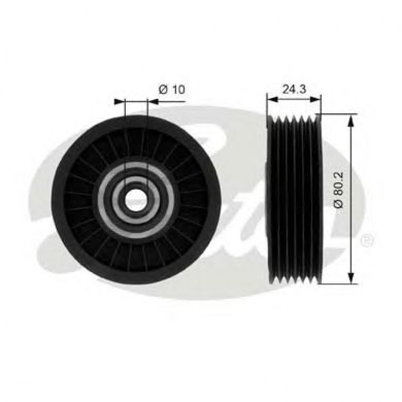 T36002 (7803-21102)  Обвідний ролик GATES DRIVEALIGN MV IDLER