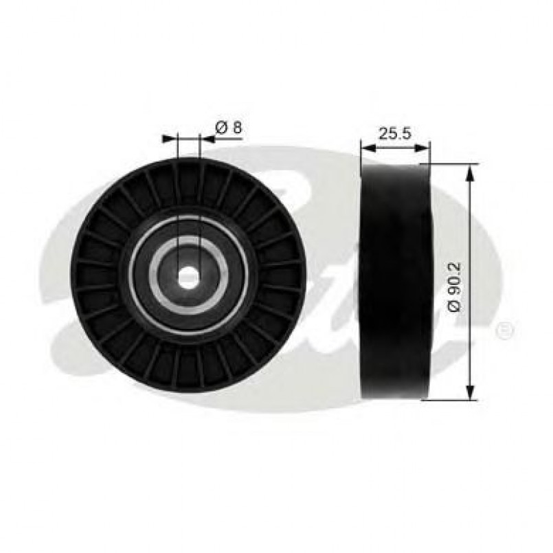 T36005 (7803-21105)  Обвідний ролик GATES DRIVEALIGN MV IDLER