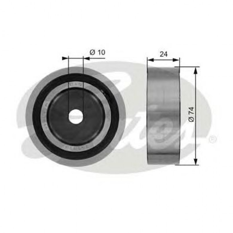T36009 (7803-21109)  Обвідний ролик GATES DRIVEALIGN MV IDLER