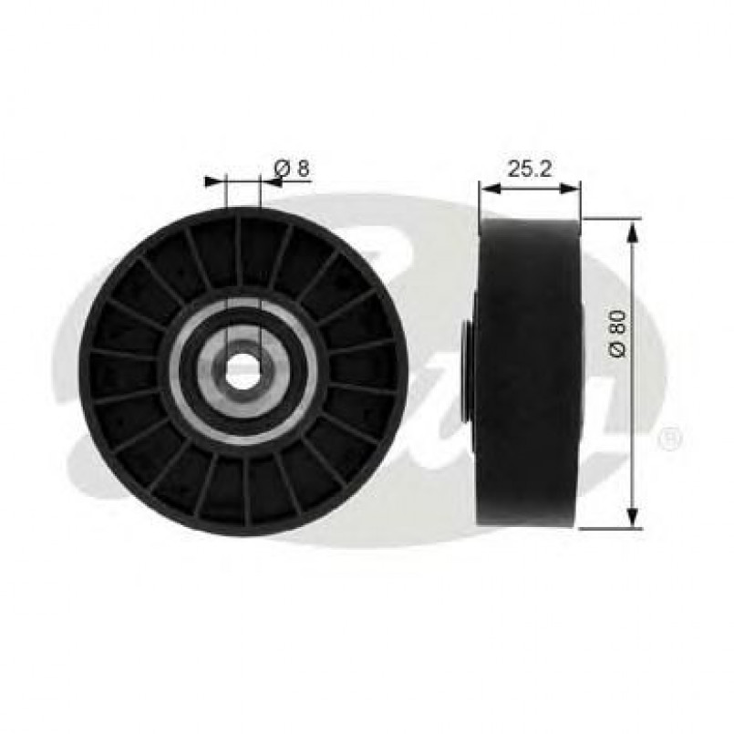 T36013 (7803-21113)  Обвідний ролик GATES DRIVEALIGN MV IDLER