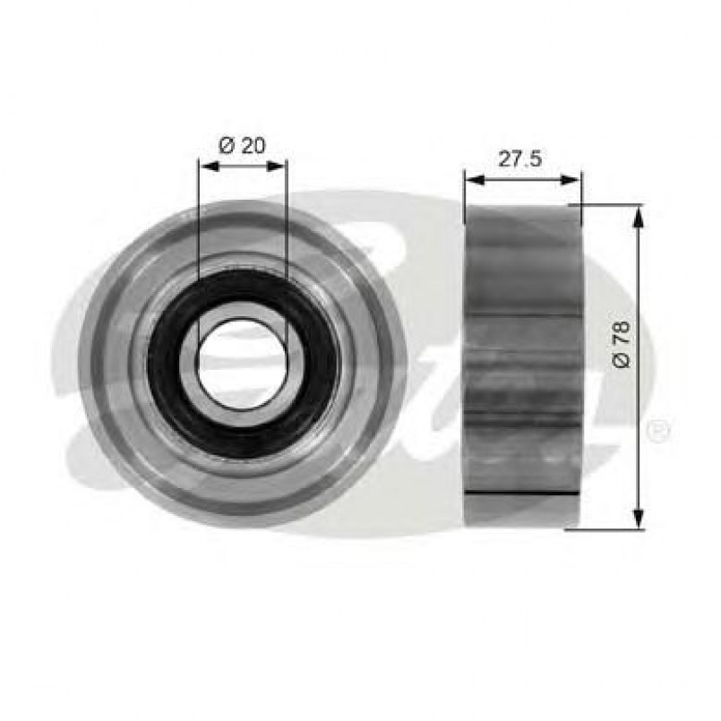 T36014 (7803-21114)  Обвідний ролик GATES DRIVEALIGN MV IDLER