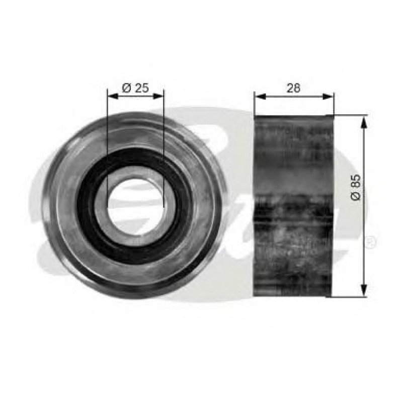 T36015 (7803-21115)  Обвідний ролик GATES DRIVEALIGN MV IDLER