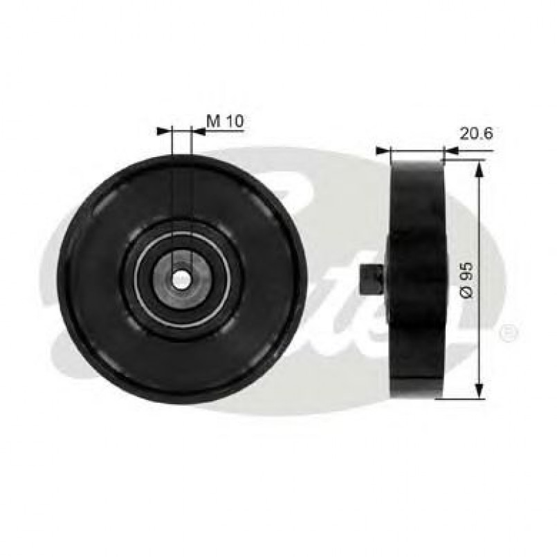 T36020 (7803-21120)  Обвідний ролик GATES DRIVEALIGN MV IDLER