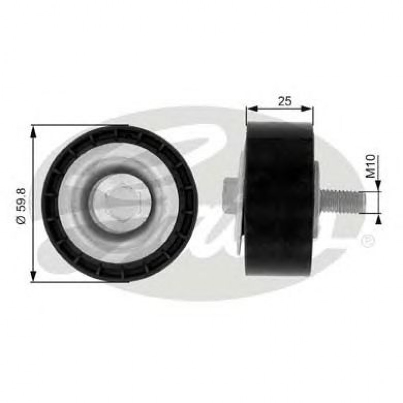 T36032 (7803-21132)  Обвідний ролик GATES DRIVEALIGN MV IDLER