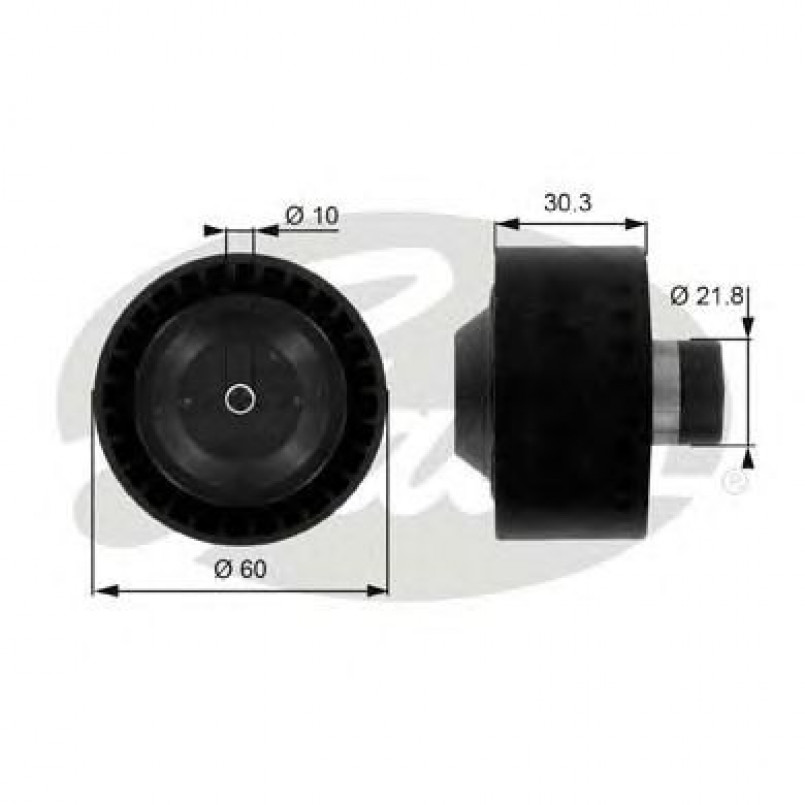 T36034 (7803-21134)  Обвідний ролик GATES DRIVEALIGN MV IDLER