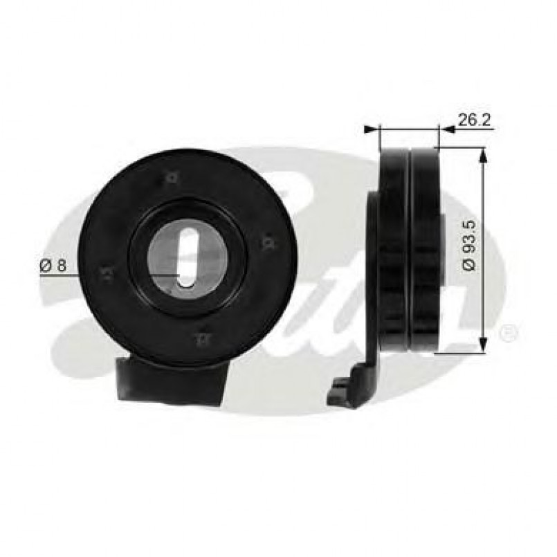 T36037 (7803-21137)  Обвідний ролик GATES DRIVEALIGN MV IDLER