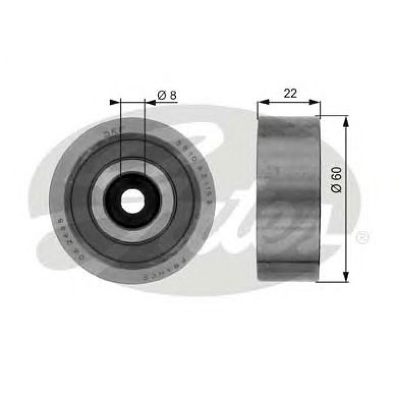 T36040 (7803-21140)  Обвідний ролик GATES DRIVEALIGN MV IDLER