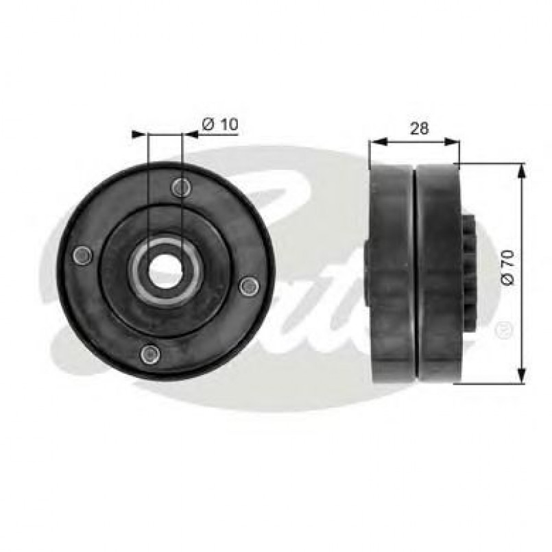 T36044 (7803-21144)  Обвідний ролик GATES DRIVEALIGN MV IDLER