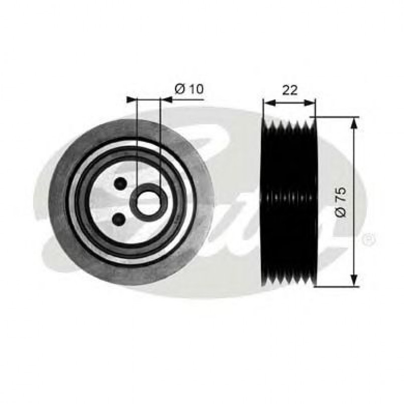 T36050 (7803-21150)  Обвідний ролик GATES DRIVEALIGN MV IDLER