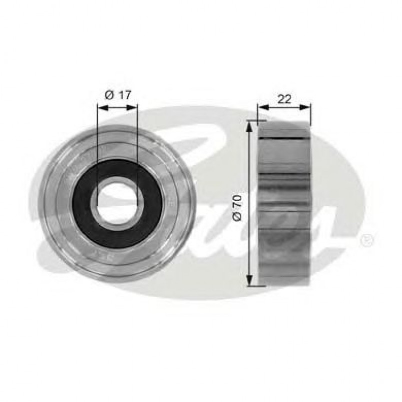 T36053 (7803-21153)  Обвідний ролик GATES DRIVEALIGN MV IDLER