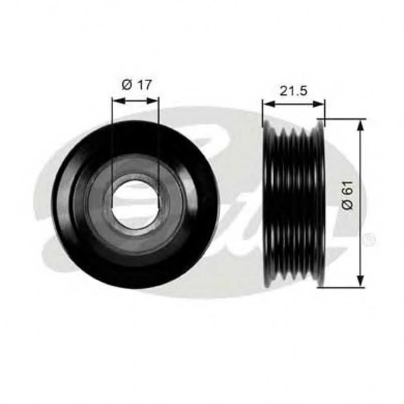 T36055 (7803-21155)  Обвідний ролик GATES DRIVEALIGN MV IDLER
