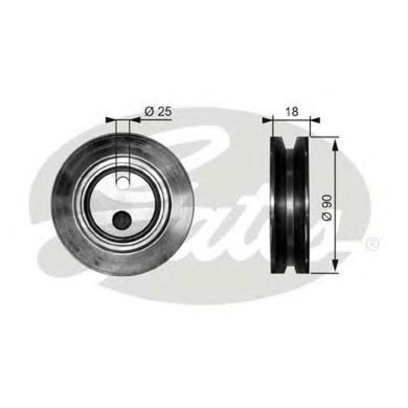 T36057 (7803-21157)  Обвідний ролик GATES DRIVEALIGN MV IDLER