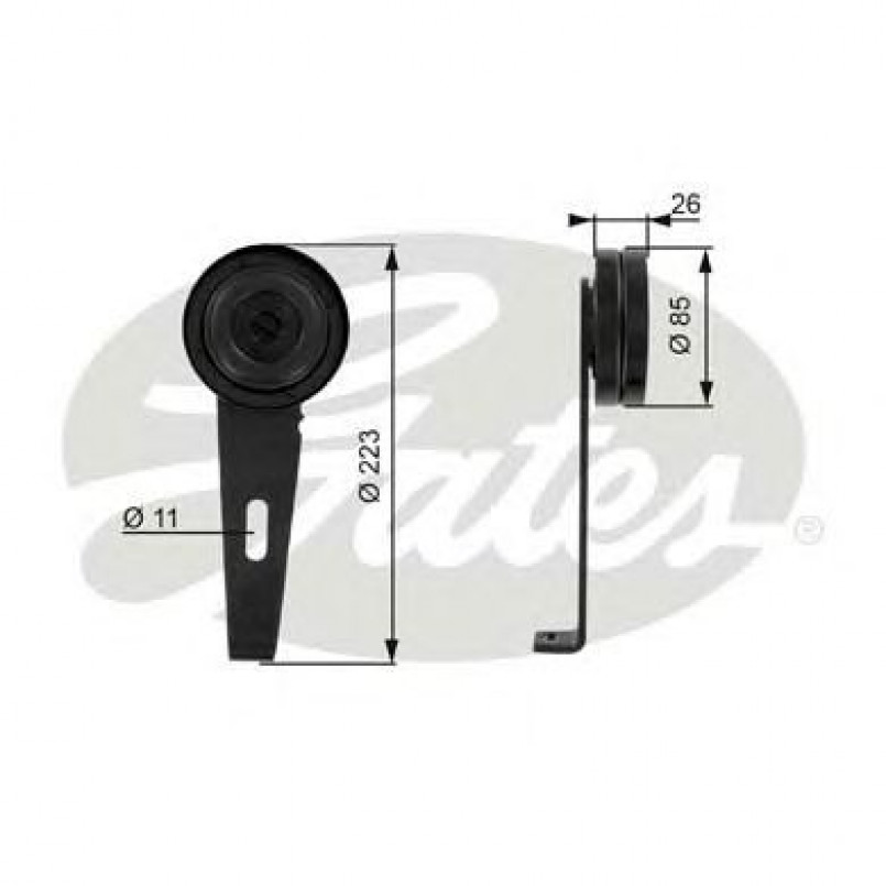 T36062 (7803-21162)  Обвідний ролик GATES DRIVEALIGN MV IDLER