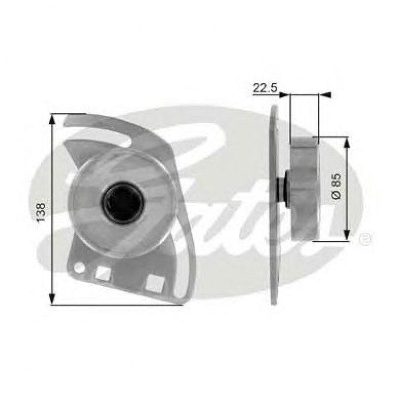 T36064 (7803-21164)  Обвідний ролик GATES DRIVEALIGN MV IDLER
