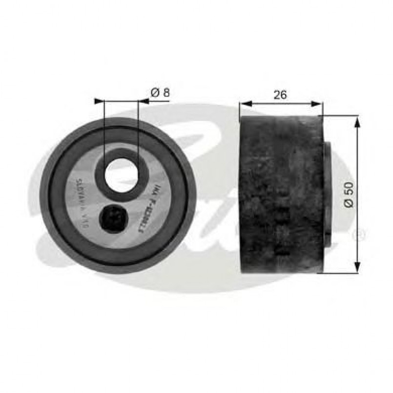 T36067 (7803-21167)  Обвідний ролик GATES DRIVEALIGN MV IDLER