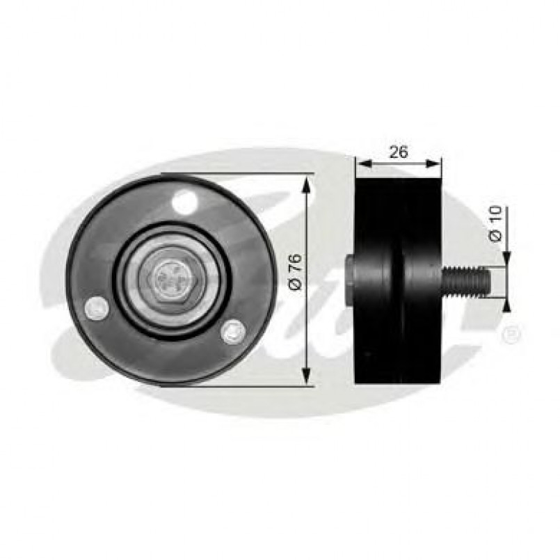 T36083 (7803-21183)  Обвідний ролик GATES DRIVEALIGN MV IDLER