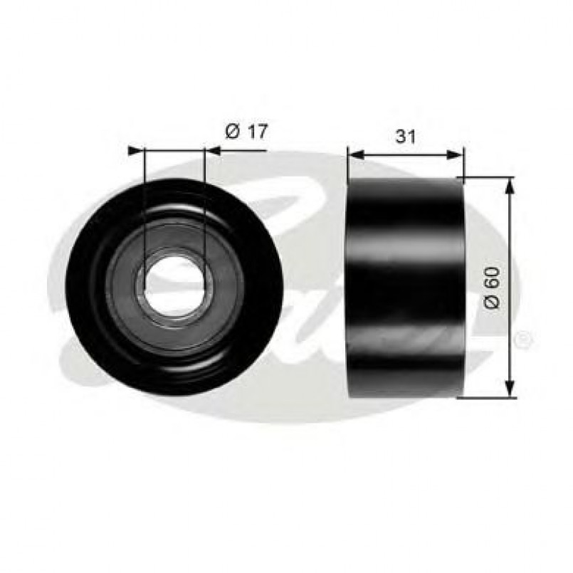 T36084 (7803-21184)  Обвідний ролик GATES DRIVEALIGN MV IDLER
