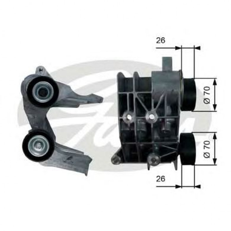 T36107 (7803-21207)  Обвідний ролик GATES DRIVEALIGN MV IDLER