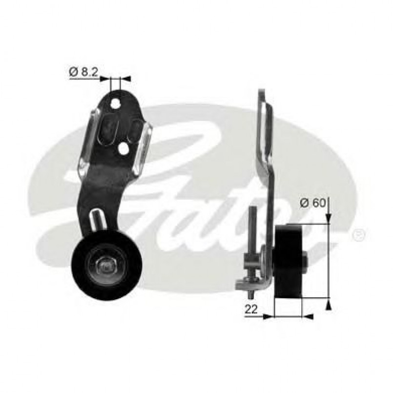 T36108 (7803-21208)  Обвідний ролик GATES DRIVEALIGN MV IDLER