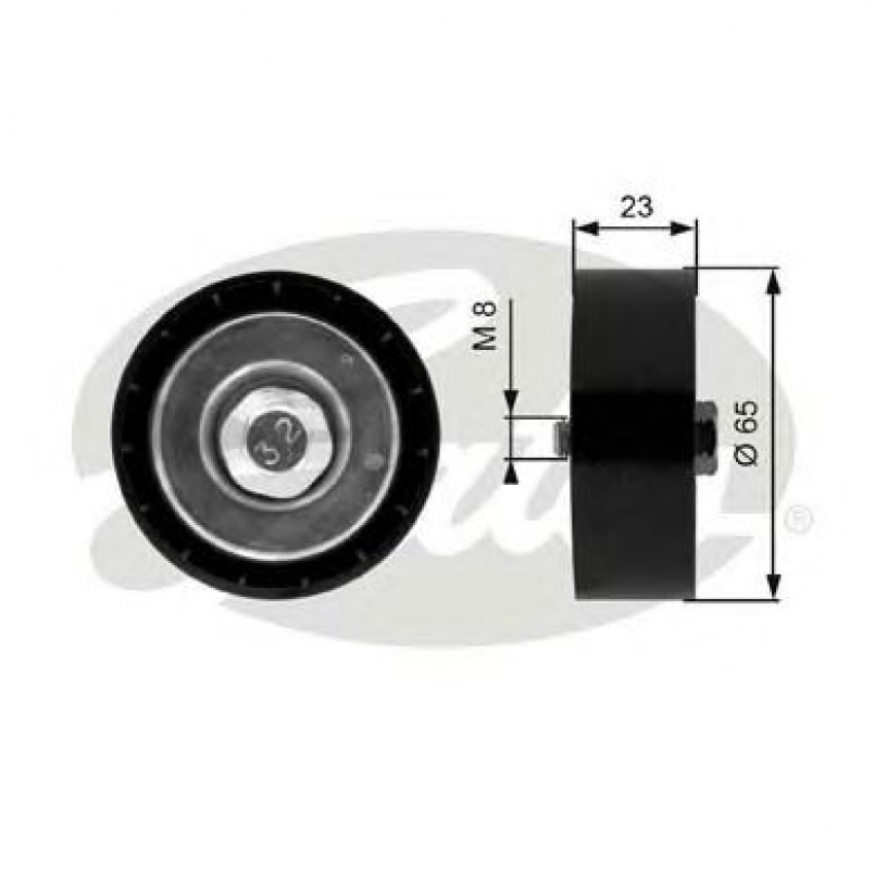 T36158 (7803-21258)  Обвідний ролик GATES DRIVEALIGN MV IDLER