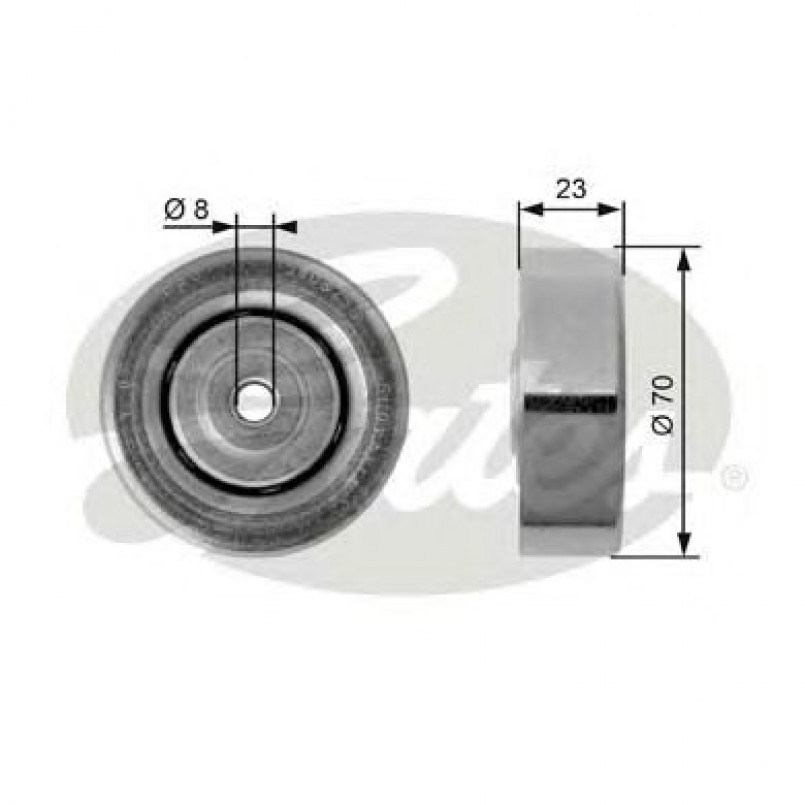 T36161 (7803-21261) Обвідний ролик GATES DRIVEALIGN MV IDLER