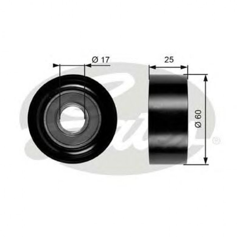 T36176 (7803-21276)  Обвідний ролик GATES DRIVEALIGN MV IDLER