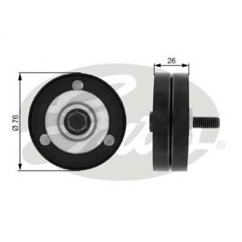 T36182 (7803-21282)  Обвідний ролик GATES DRIVEALIGN MV IDLER