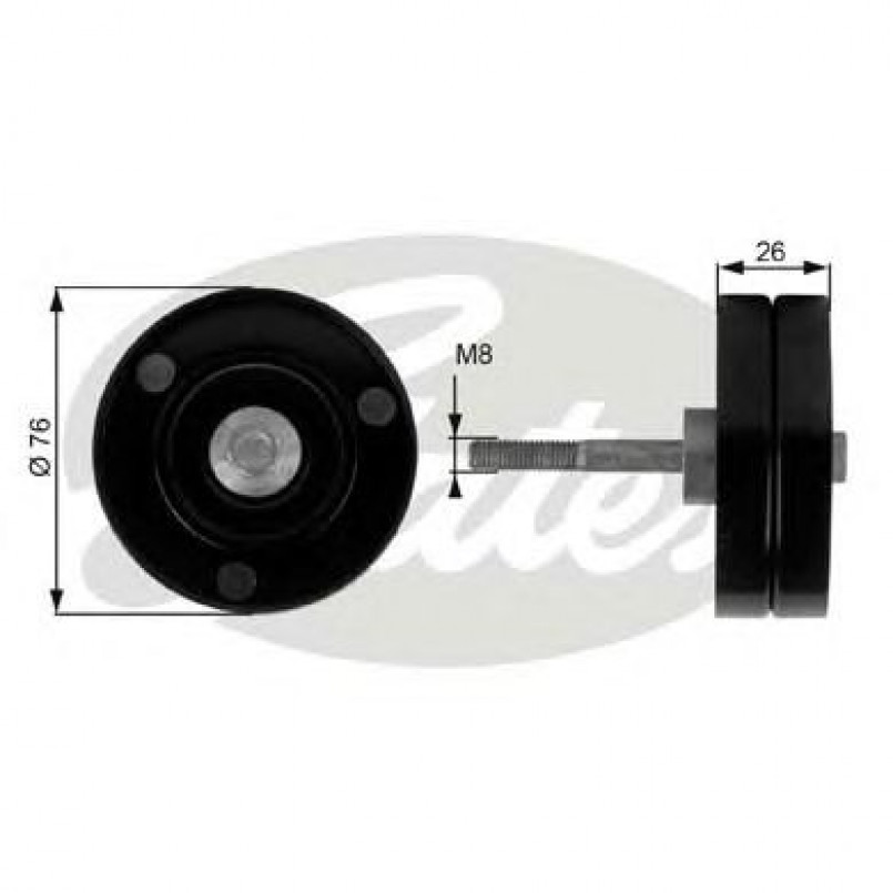 T36184 (7803-21284)  Обвідний ролик GATES DRIVEALIGN MV IDLER