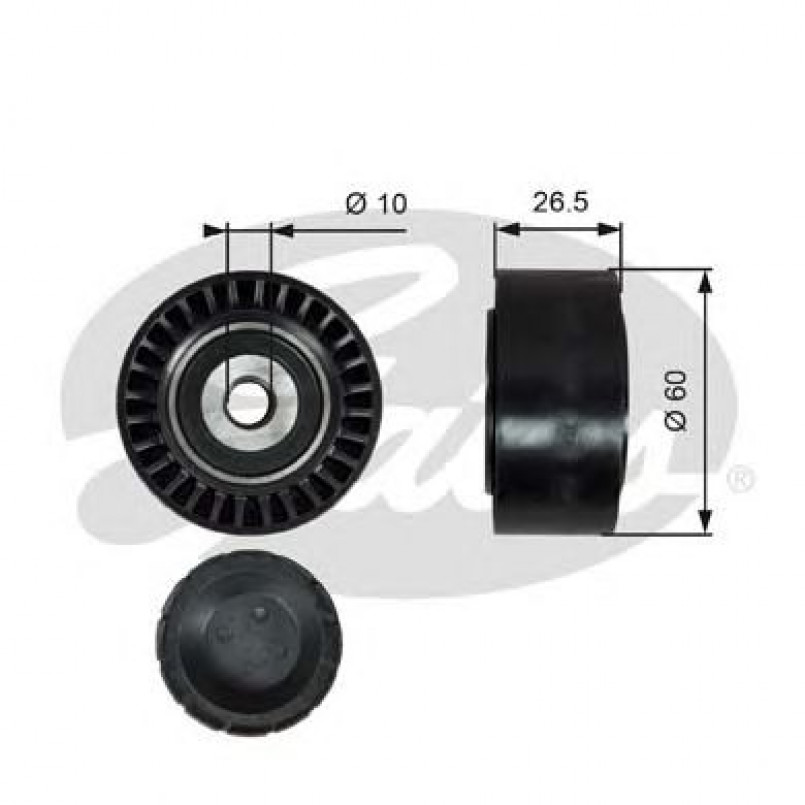 T36190 (7803-21290)  Обвідний ролик GATES DRIVEALIGN MV IDLER