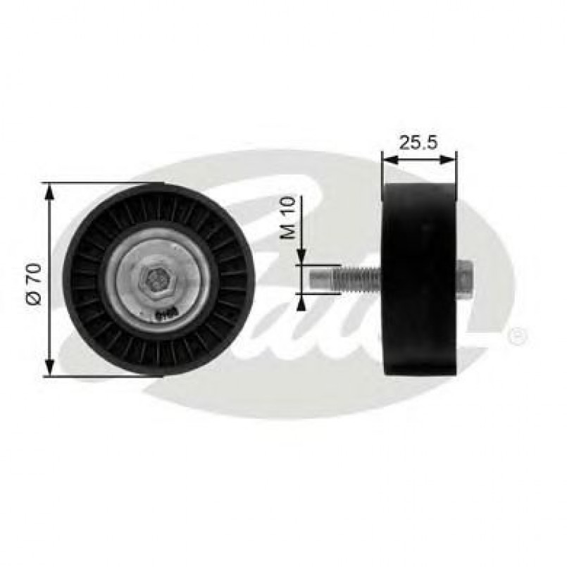 T36199 (7803-21299)  Обвідний ролик GATES DRIVEALIGN MV IDLER