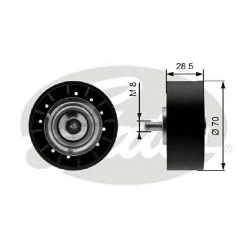 T36211 (7803-21311)  Обвідний ролик GATES DRIVEALIGN MV IDLER
