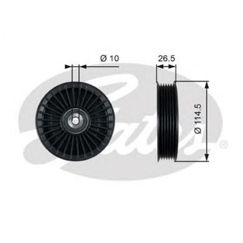 T36212 (7803-21312)  Обвідний ролик GATES DRIVEALIGN MV IDLER