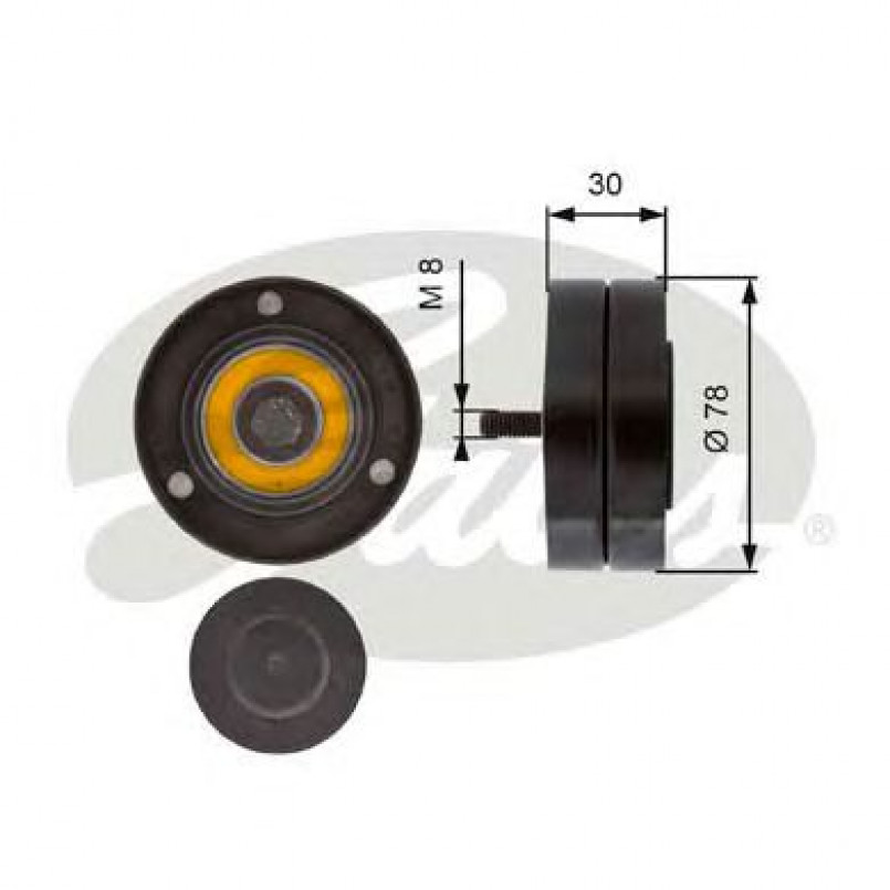 T36236 (7803-21336)  Обвідний ролик GATES DRIVEALIGN MV IDLER