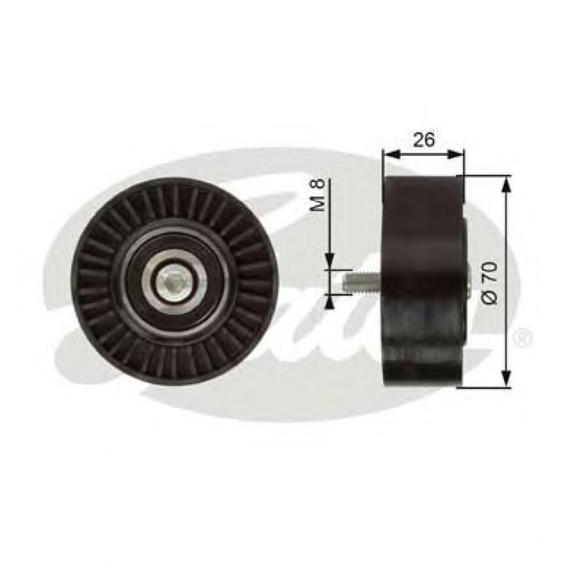 T36247 (7803-21347)  Обвідний ролик GATES DRIVEALIGN MV IDLER