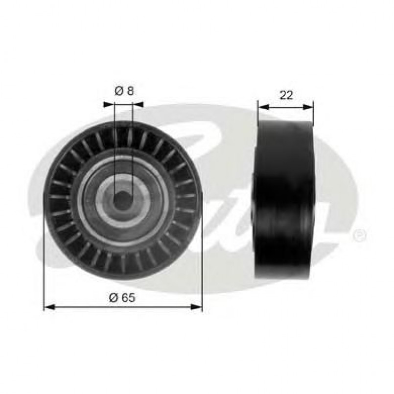 T36258 (7803-21358)  Обвідний ролик GATES DRIVEALIGN MV IDLER