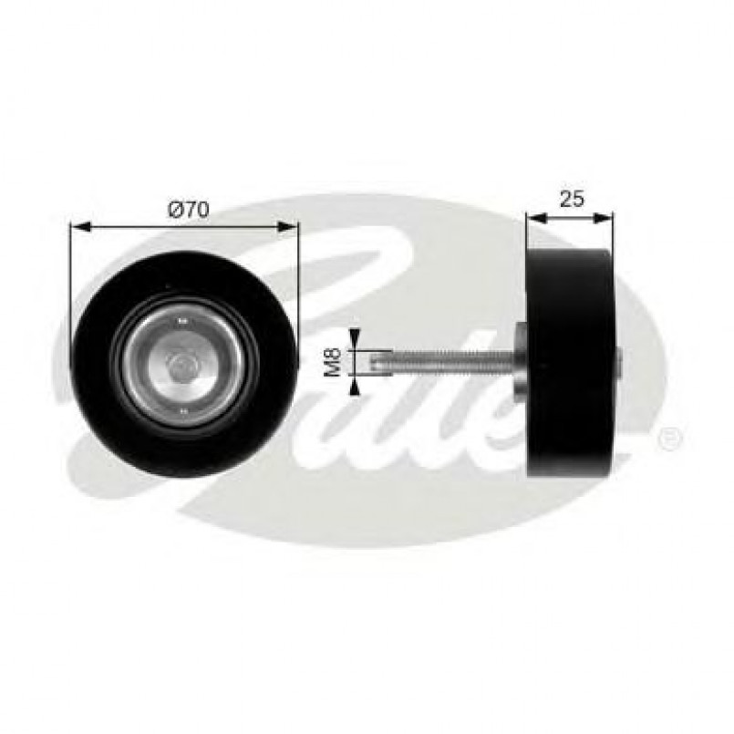 T36263 (7803-21363)  Обвідний ролик GATES DRIVEALIGN MV IDLER