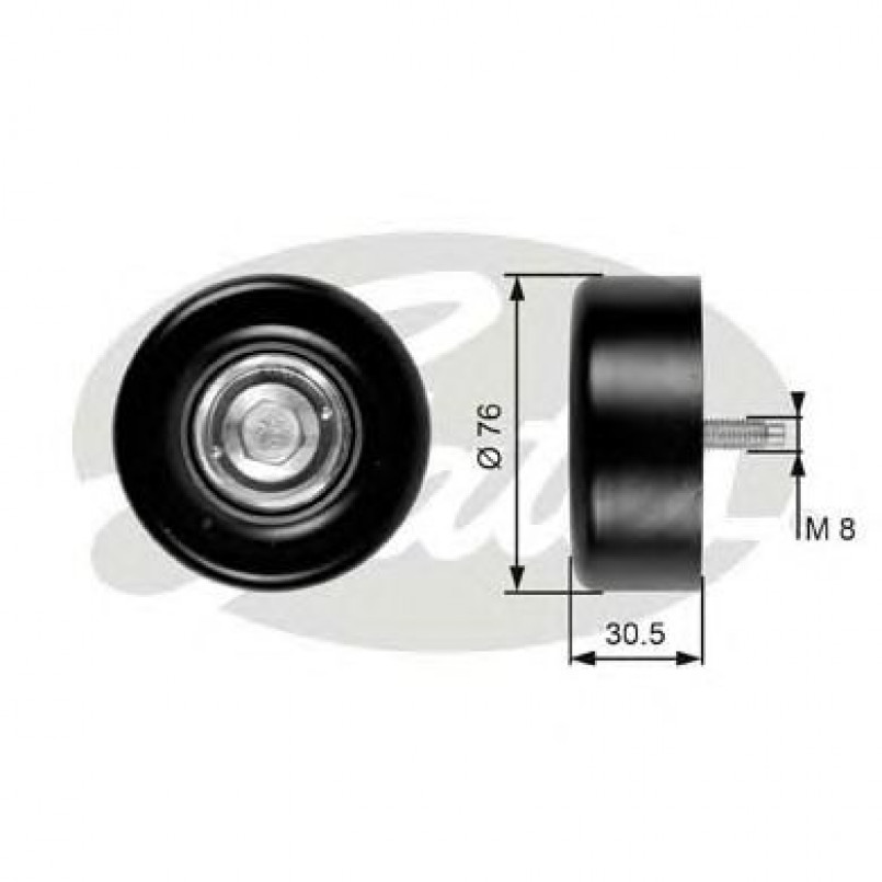 T36265 (7803-21365)  Обвідний ролик GATES DRIVEALIGN MV IDLER