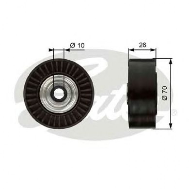 T36366 (7803-21466)  Обвідний ролик GATES DRIVEALIGN MV IDLER