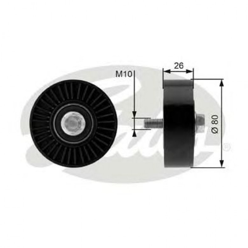 T36369 (7803-21469)  Обвідний ролик GATES DRIVEALIGN MV IDLER