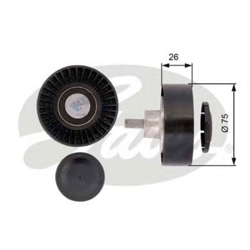 T36385 (7803-21485)  Обвідний ролик GATES DRIVEALIGN MV IDLER