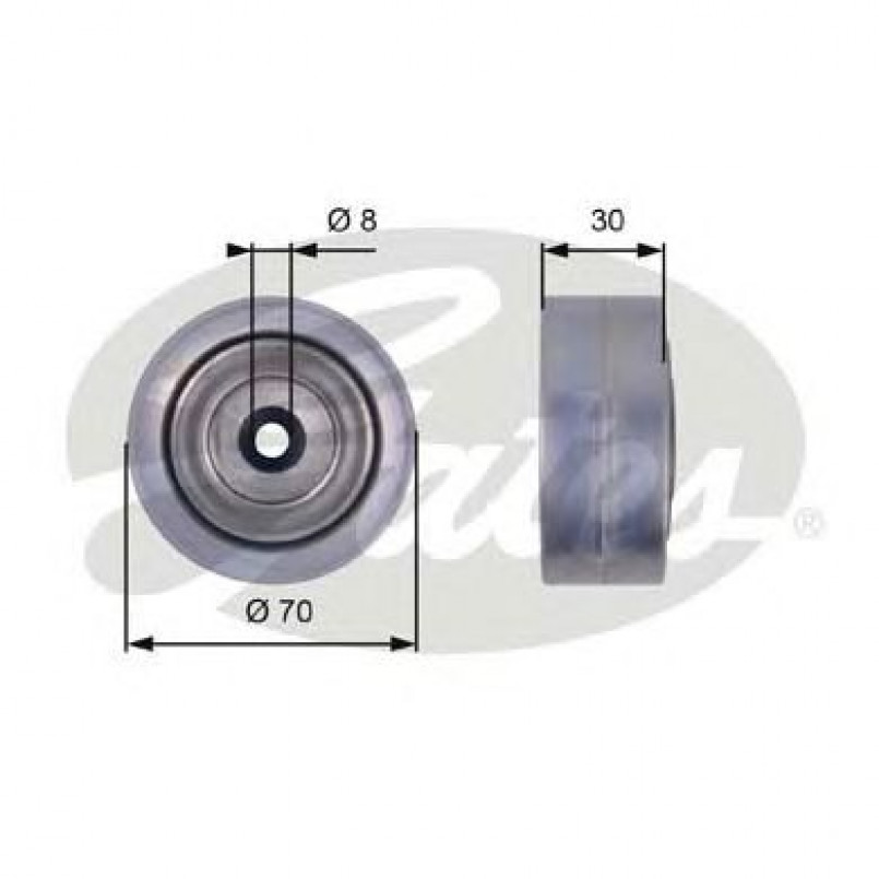 T36386 (7803-21486) Обвідний ролик GATES DRIVEALIGN MV IDLER