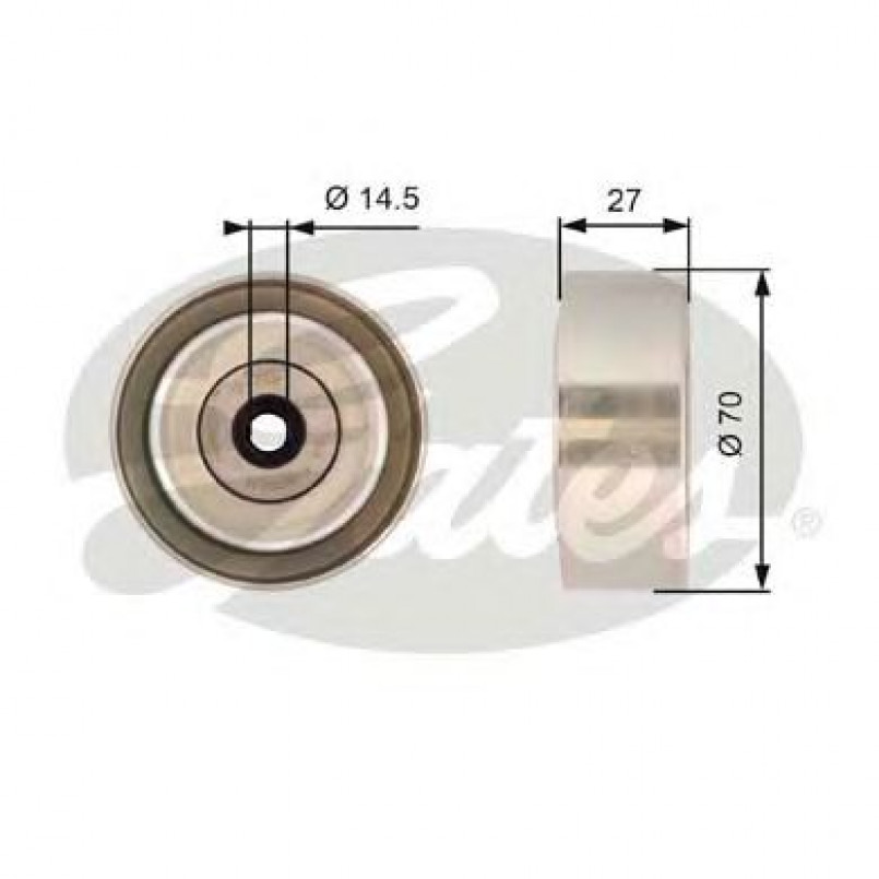 T36387 (7803-21487)  Обвідний ролик GATES DRIVEALIGN MV IDLER