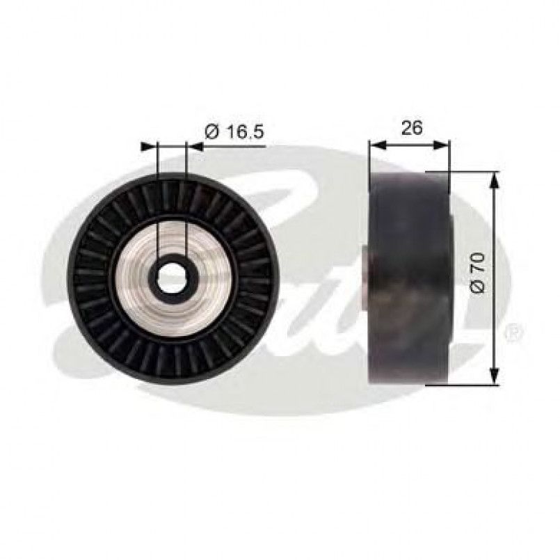 T36390 (7803-21490)  Обвідний ролик GATES DRIVEALIGN MV IDLER