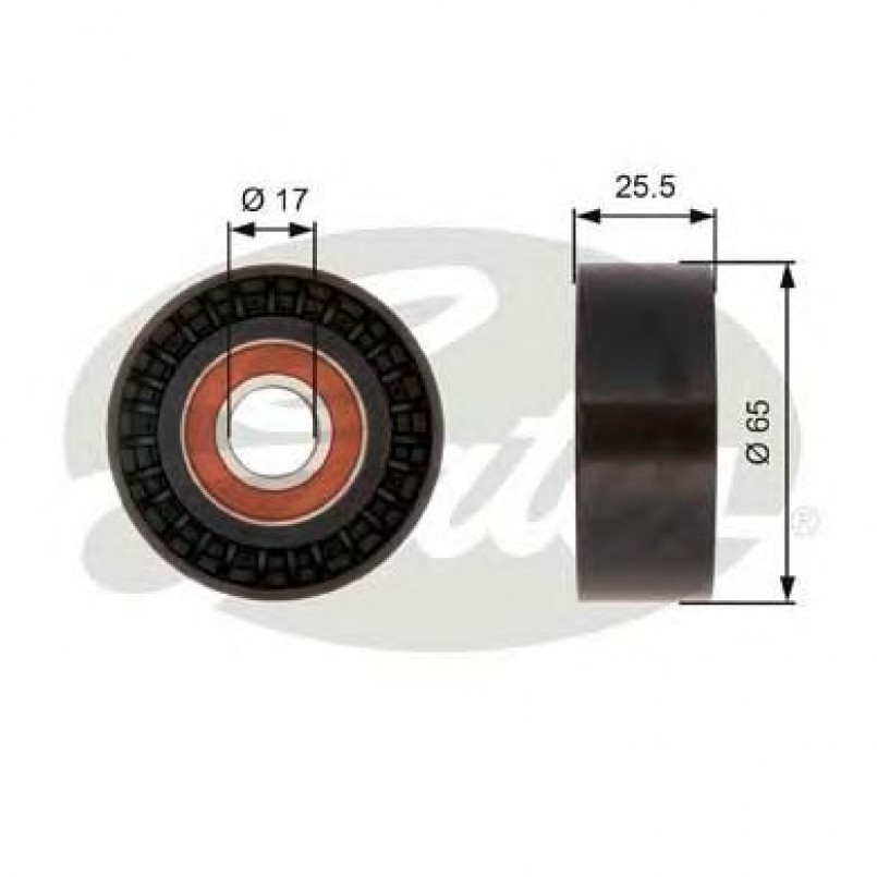 T36394 (7803-21494)  Обвідний ролик GATES DRIVEALIGN MV IDLER