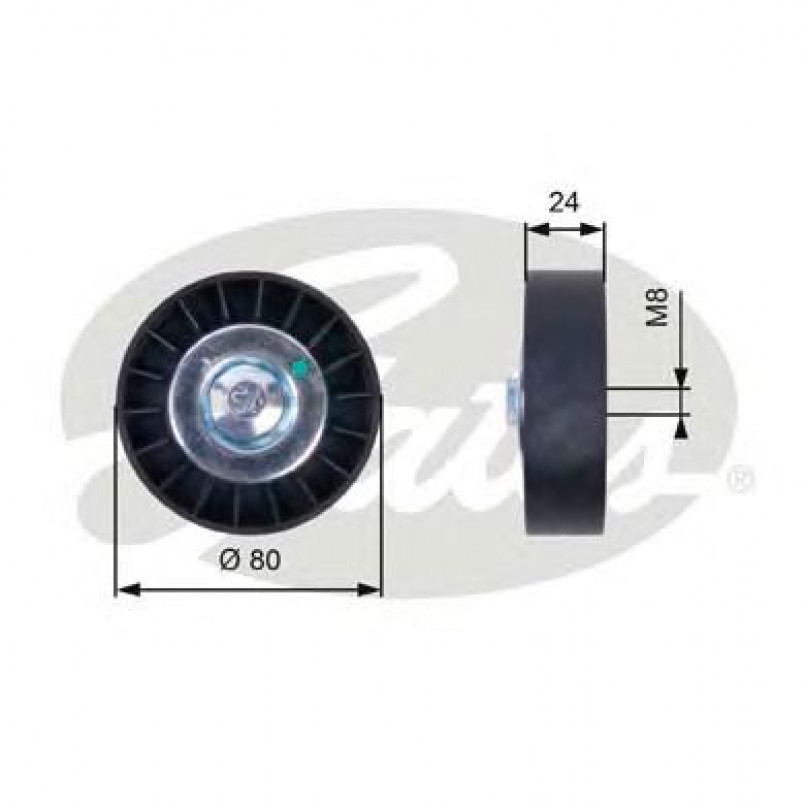 T36397 (7803-21497)  Обвідний ролик GATES DRIVEALIGN MV IDLER