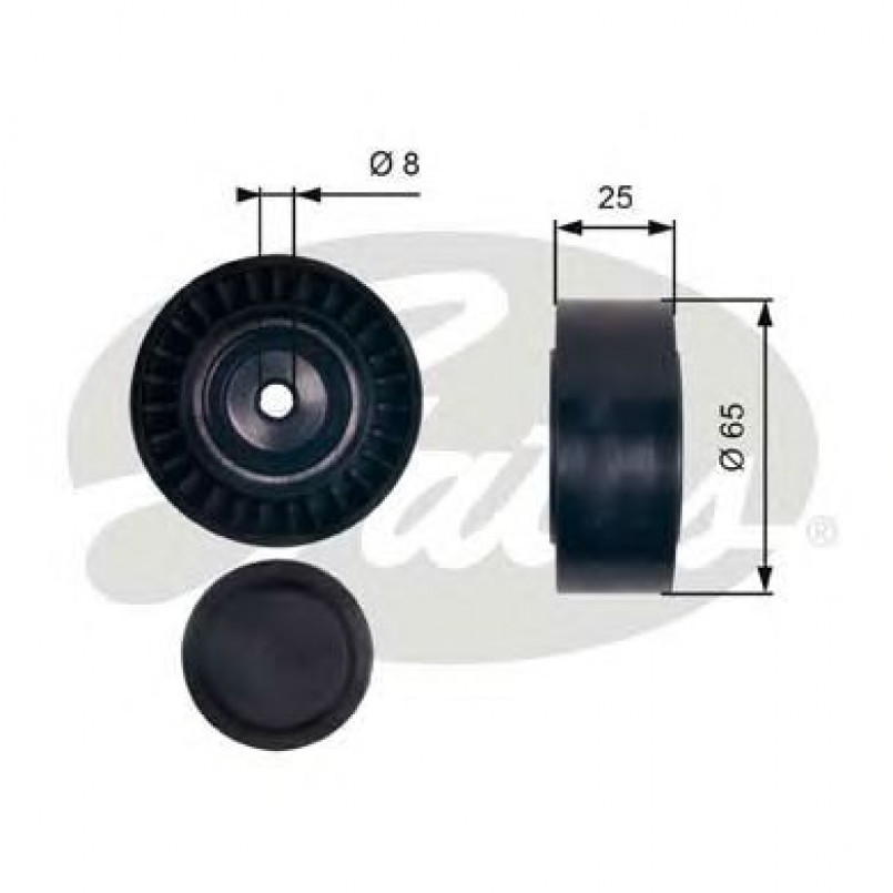 T36405 (7803-21505)  Обвідний ролик GATES DRIVEALIGN MV IDLER